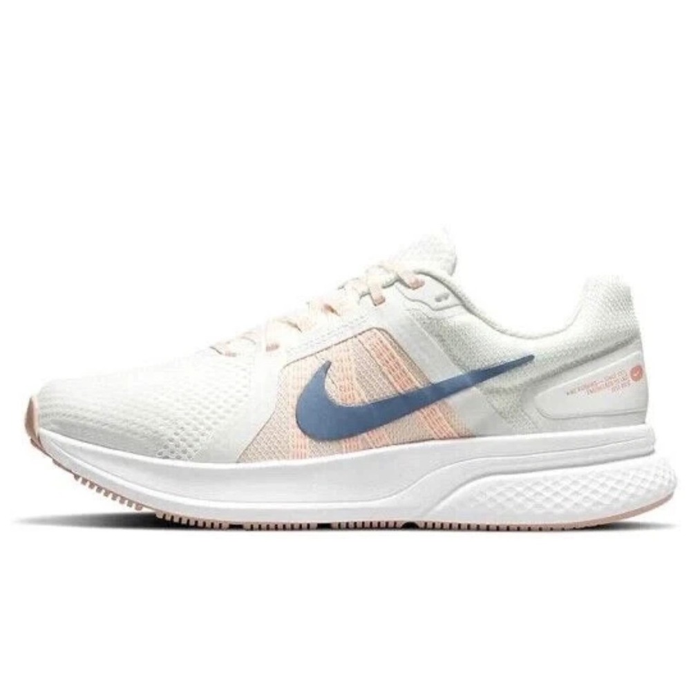 Nike Run Swift 2 Women's Size 8 White Peach Navy Running Shoes